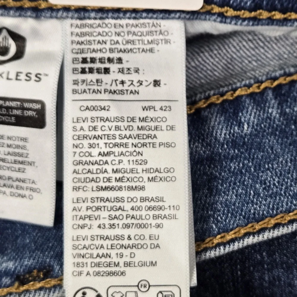 Levi's 505 Men Jeans 32X34 Blue Denim Straight 31